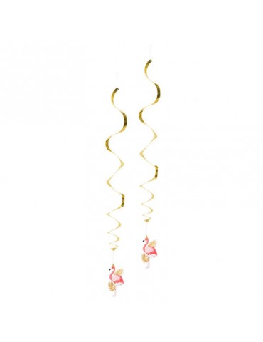 Dekoracja Flamingi świderki 2szt 52553 85cm