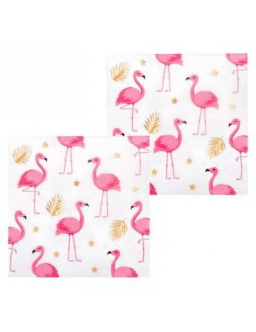 Serwetki Flamingi 33x33cm 52557