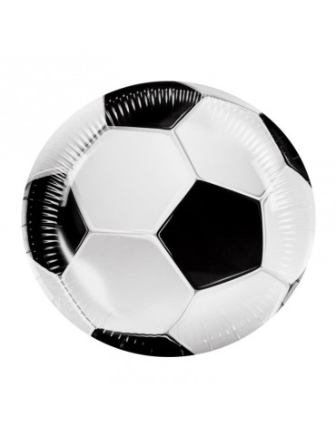 Talerzyki Piłka nożna 23cm 6szt 62506