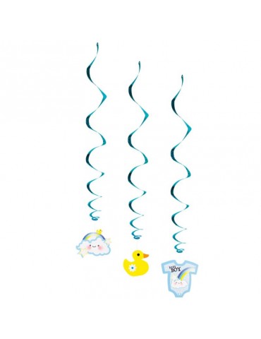 Dekoracja świderki It`s a BOY 3szt 53209