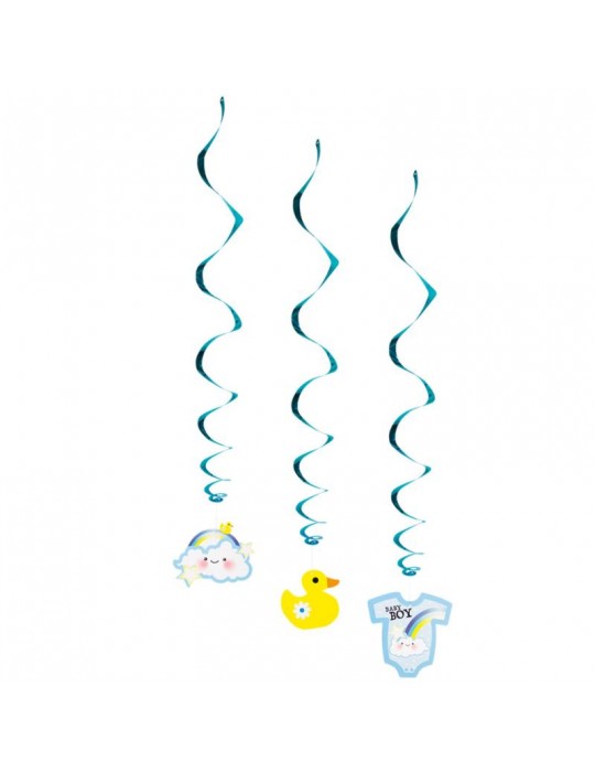 Dekoracja świderki It`s a BOY 3szt 53209
