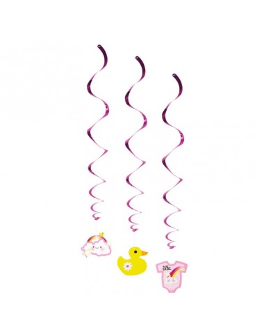 Dekoracja świderki It`s a GIRL 3sz 53208