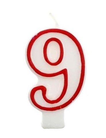 Świeczka Cyferka 9 AB009