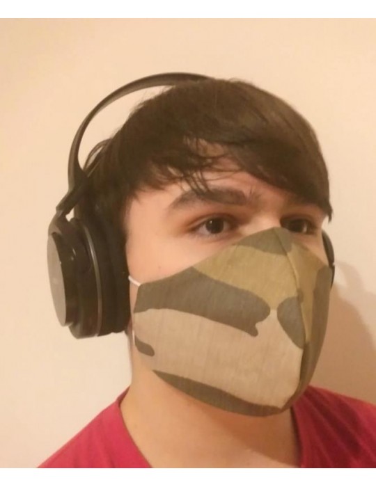 Maseczka moro dla młodzieży MS401 wielorazowa