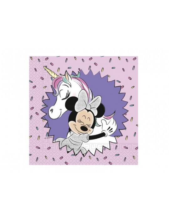 Serwetki urodzinowe MYSZKA MINNIE 90330 - 33 cm - 20 szt. BZ