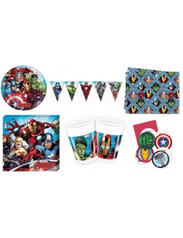 Zestaw urodzinowy AVENGERS 58468 38 EL. BZ