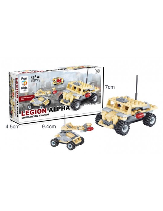 Klocki LEGION ALPHA 29107-2 Jeep dowodzący BZ