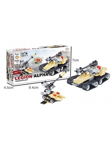 Klocki LEGION ALPHA 29107-4 Czołg. BZ