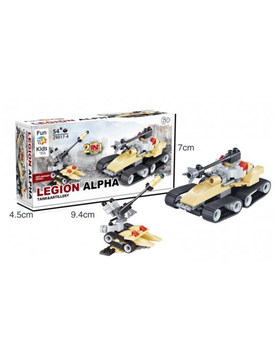 Klocki LEGION ALPHA 29107-4 Czołg. BZ