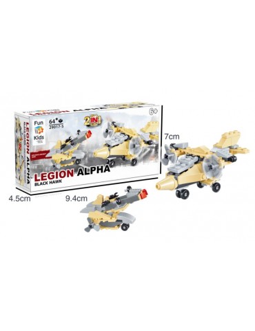 Klocki LEGION ALPHA 29107-5 Helikopter black hawk. BZ