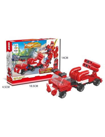 Klocki FIRE WIRE 22044-3 Oddymiający samochód strażacki. BZ