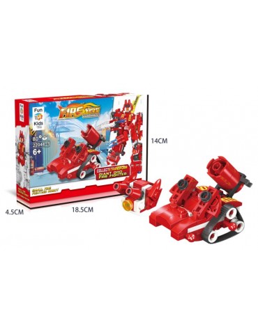 Klocki FIRE WIRE 22044-5 Robot przeciwpożarowy. BZ