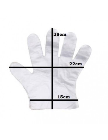 Rękawiczki HDPE 1op. 100szt.