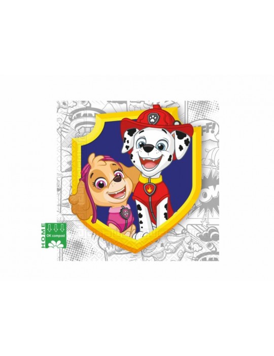 Serwetki urodzinowe Psi Patrol - 33 cm - 20 szt.