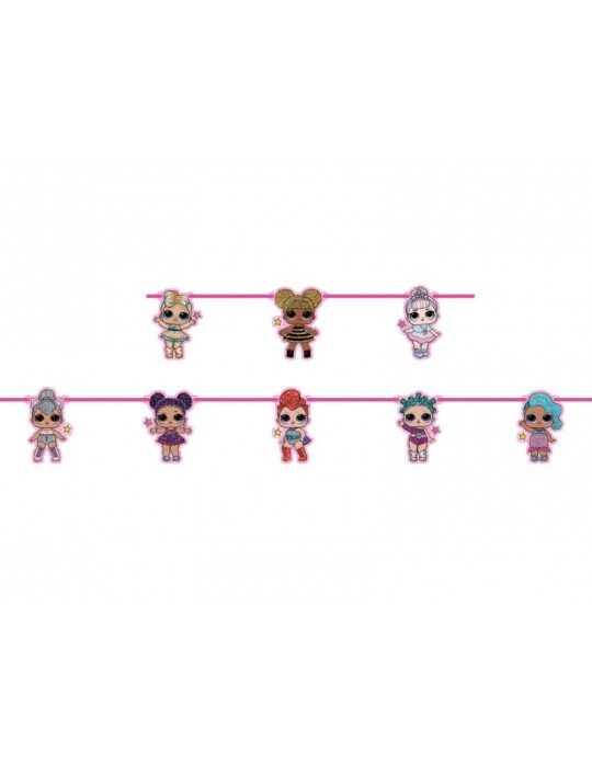 Baner urodzinowy LOL Glitterati 91055 - 230 cm - 1 szt. BZ