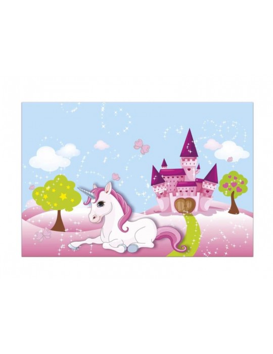 Obrus urodzinowy Jednorożec 85674 - 120 x 180 cm - 1 szt. BZ