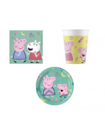 Zestaw urodzinowy ŚWINKA PEPPA 60601 36 EL. BZ