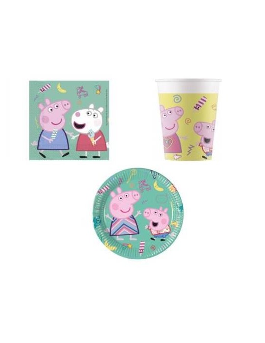 Zestaw urodzinowy ŚWINKA PEPPA 60601 36 EL. BZ