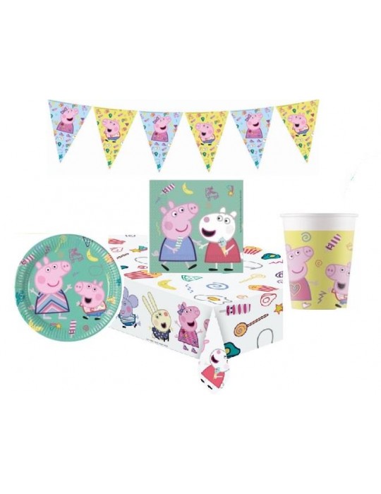 Zestaw urodzinowy ŚWINKA PEPPA 60602 38 EL. BZ
