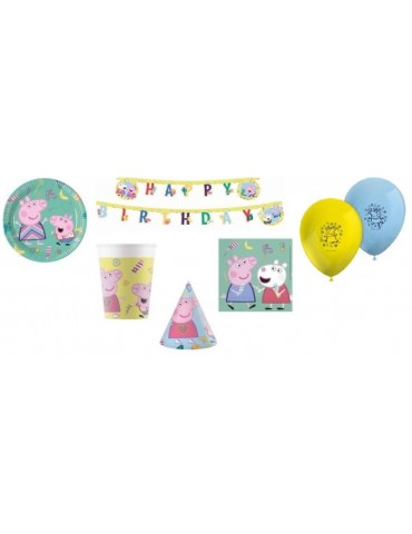 Zestaw urodzinowy ŚWINKA PEPPA 60607 51 EL. BZ