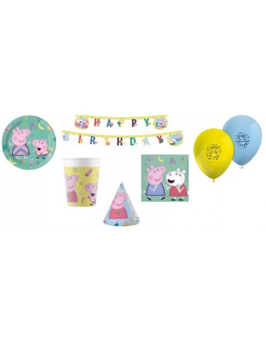 Zestaw urodzinowy ŚWINKA PEPPA 60607 51 EL. BZ