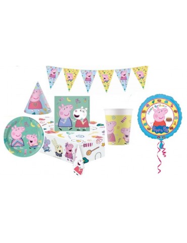 Zestaw urodzinowy ŚWINKA PEPPA 60608 45 EL. BZ