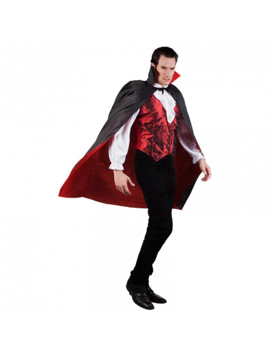 Peleryna Halloween Dwustronna 120cm96934 Czarna i czerwona