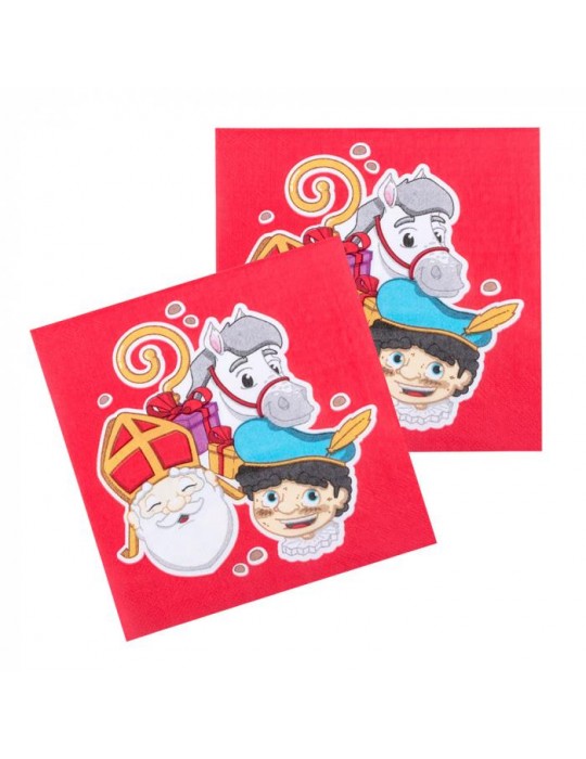 Serwetki Świąteczne z Mikołajem 56677BZ