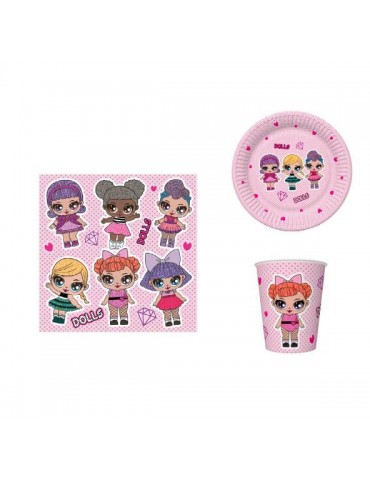Zestaw urodzinowy Dolls Lols 36el. MAK16 36 el.