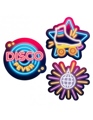 Dekoracja Disco Impreza 3szt.00756BZ