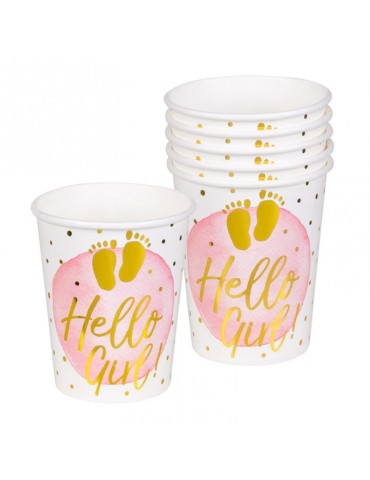1Kubeczki Hello Girl 6szt.53236