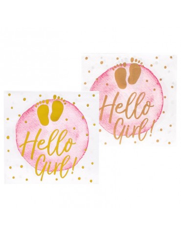 1Serwetki Hello Girl 12szt. 53238