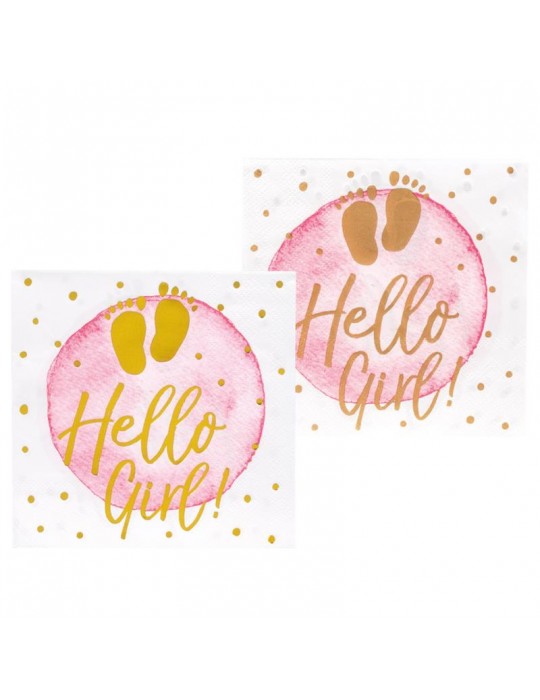 1Serwetki Hello Girl 12szt. 53238