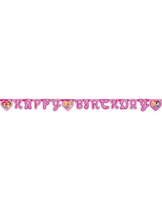 Banner Księżniczki Disney 175cm 85014 Happy Birthday