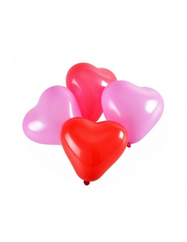 Balony serca mini 16cm zestaw 8sz 29633