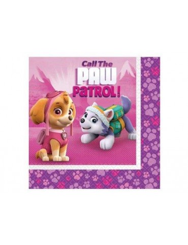 1Serwetki Skye Psi Patrol 20szt. 9902612 Sky Paw Patrol 33x33cm urodzinowe