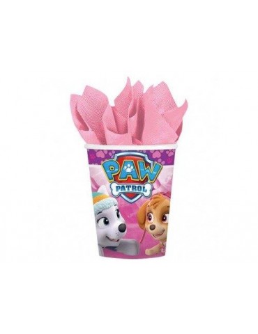 1Kubeczki Skye Psi Patrol 250ml 581665 urodzinowe Paw Parol 8szt