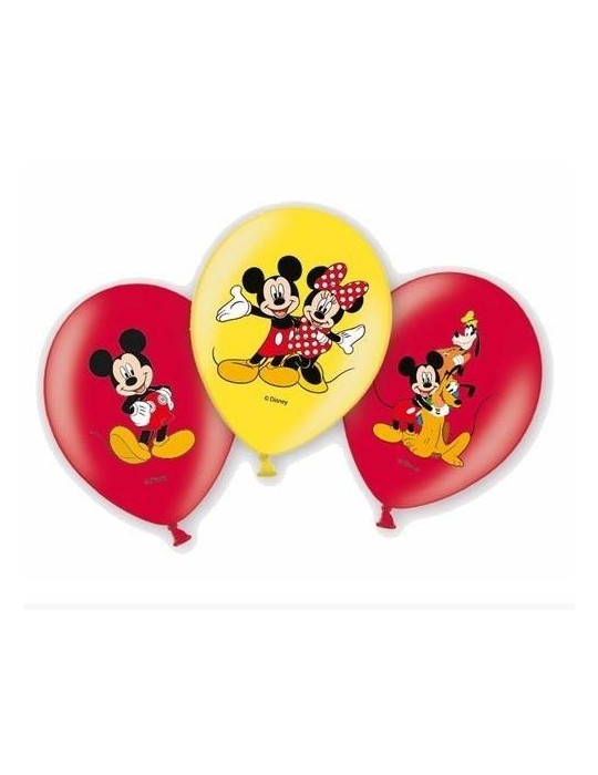 Balony urodzinowe Myszka Mickey 999240 BZ Zestaw 6 szt.