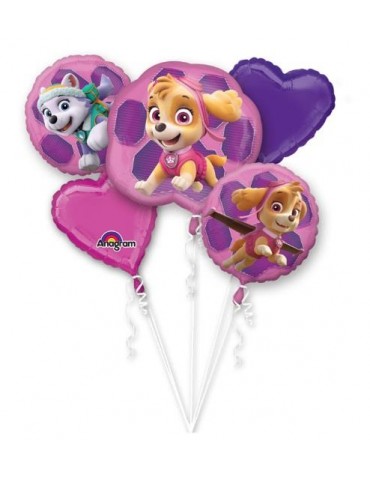 Balony foliowe Psi Patrol Sky 34828BZ Zestaw 5szt. sztuk