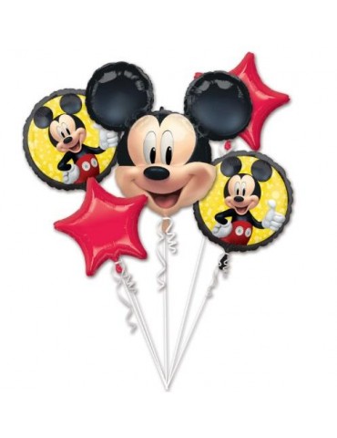 Balony foliowe Myszka Mickey 4070101B Z Zestaw 5 szt balonów
