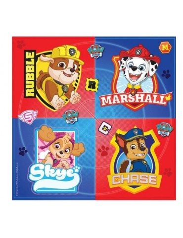 Serwetki Psi Patrol 33x33cm 9903819BZ Chase Marshall Skye Rubble 16szt.