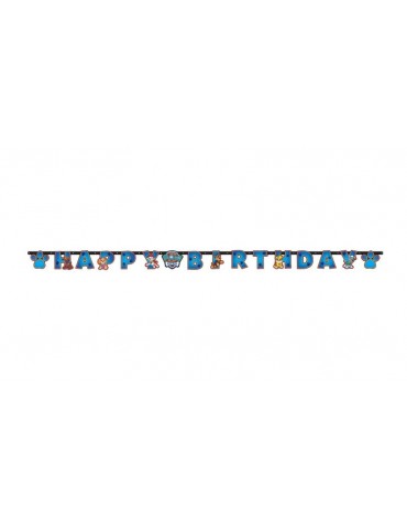 Girlanda Psi Patrol 180cm 9903823BZ Napis urodziny Sto lat Happy Birthday