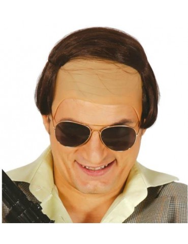 Peruka Męska z łysiną Detektyw 4930BZ