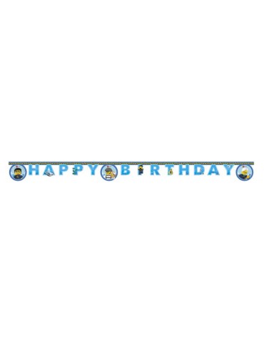 1Baner Happy Birthday Lego City 92251 BZ