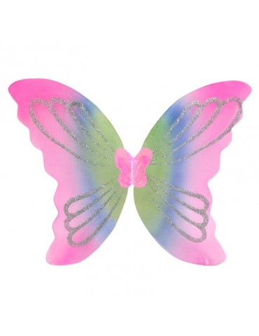 Skrzydła Motyla 49x44cm 52849 Motylka Wróżki różowe niebieskie zielone