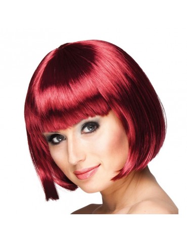 Peruka Krótka Mahoniowa Grzywką 85886