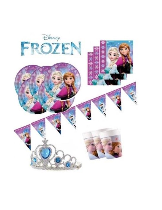 Zestaw urodzinowy FROZEN 58477BZ 38 EL.