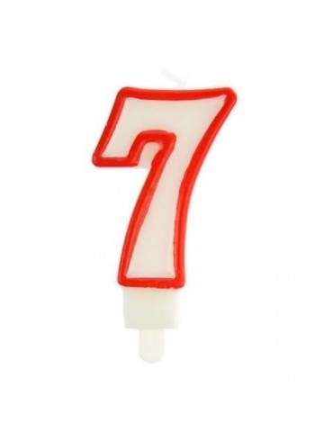 1Świeczka Cyferka " 7" TC59435