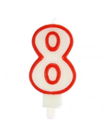1Świeczka Cyferka " 8" TC59436