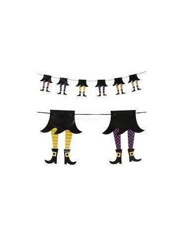 2Girlanda Nogi Czarownicy 210cm 26311BZ Halloween
